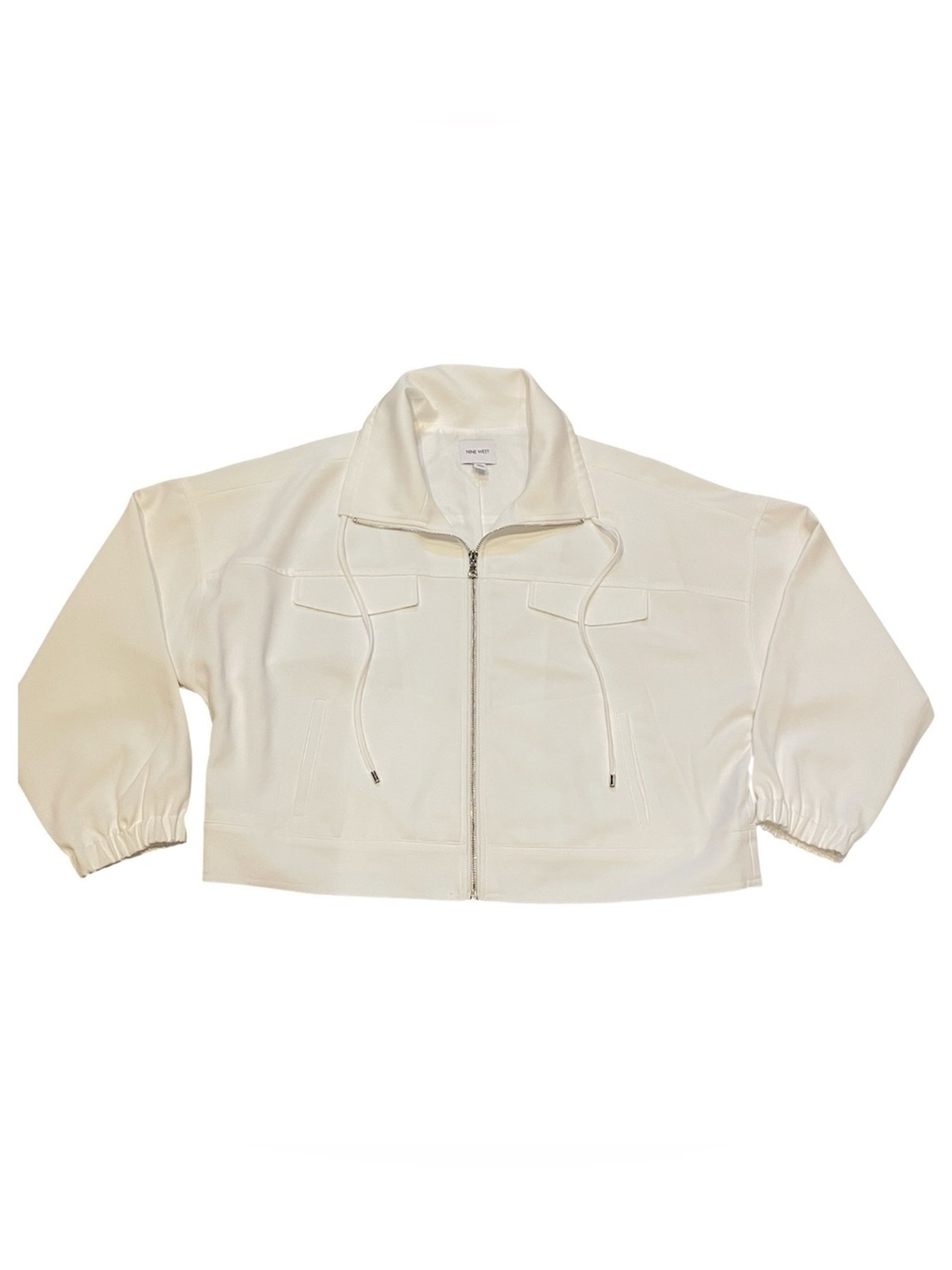 Nine West White Lined Blazer Lightweight Jacket Sz XXL - Picture 2 of 15